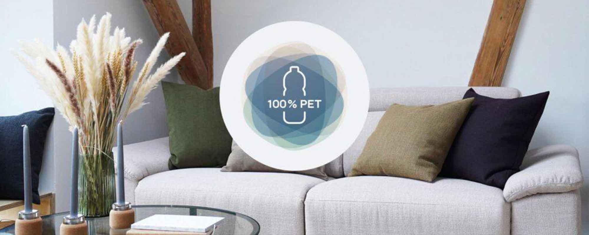 Sofa-Stoffe aus PET